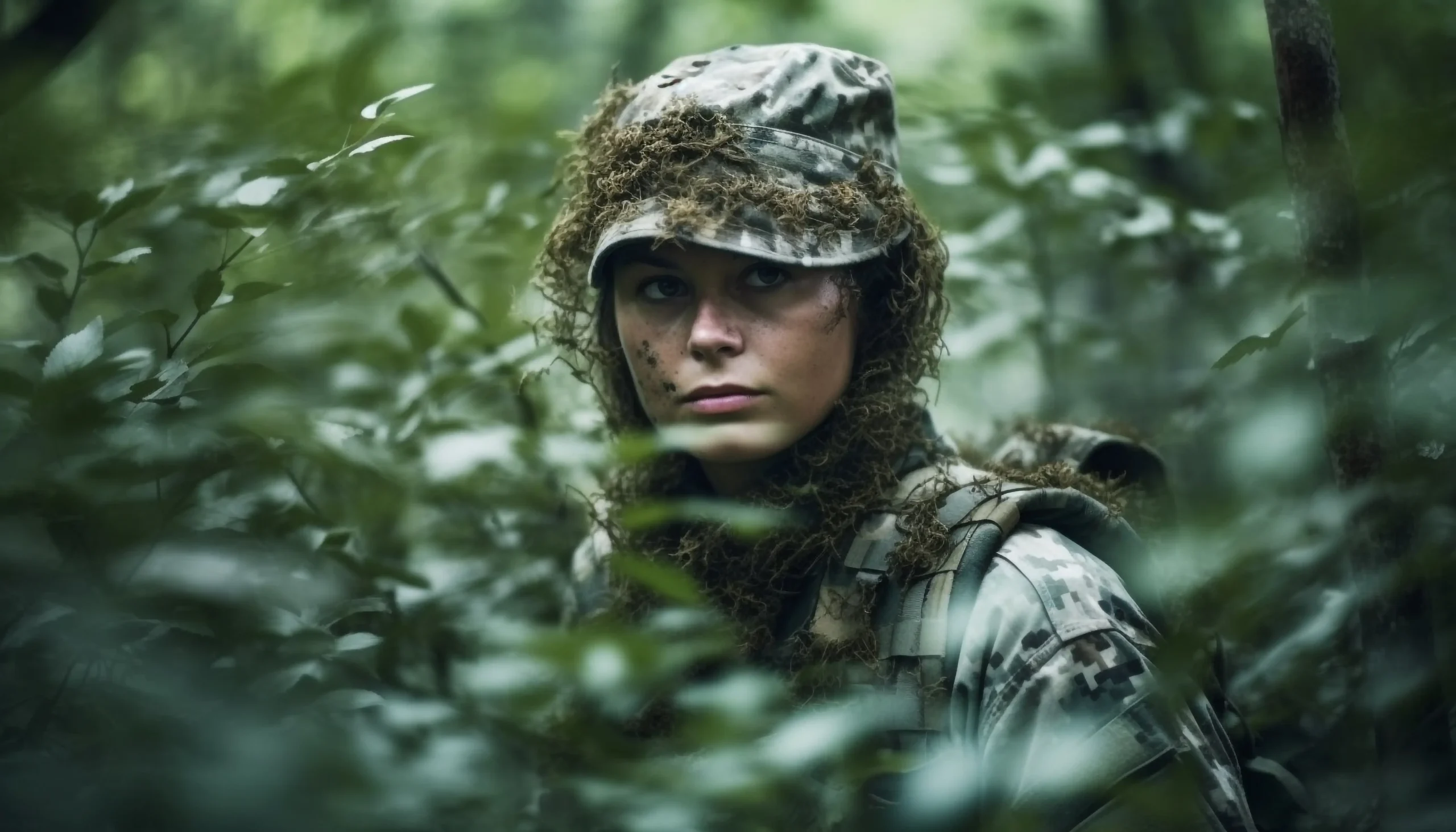 young-adult-army-man-camouflage-hiking-generated-by-ai