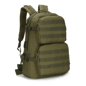 Green Double Front Bag Backpack