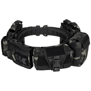 Black Camo Army Detachable Tactical Belt