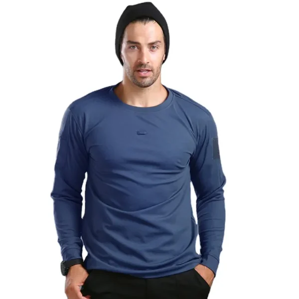 Polyester Crew Neck Shirt - 图片 6