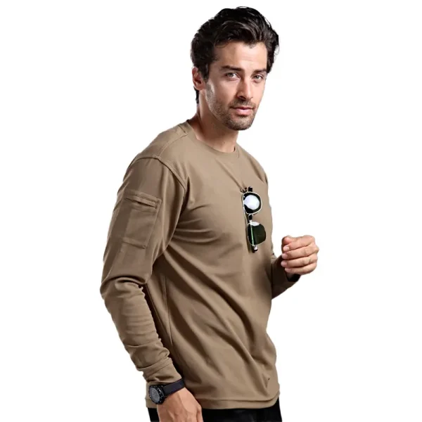 Polyester Crew Neck Shirt - 图片 7