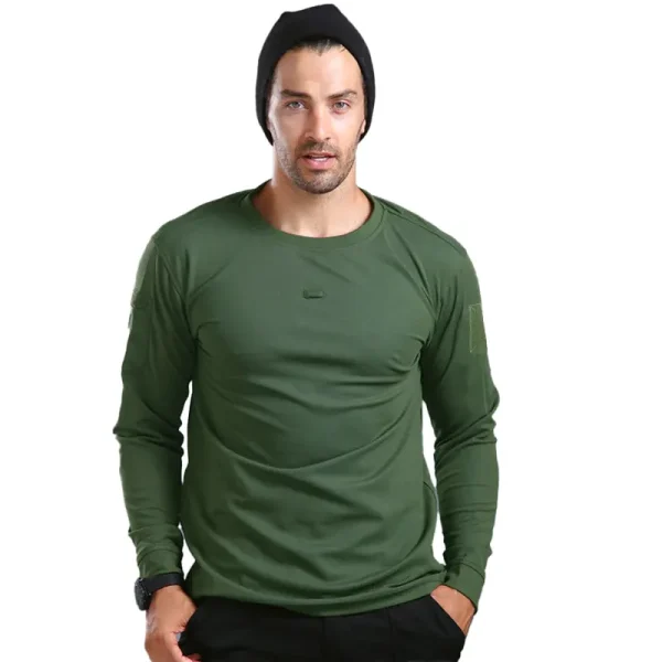 Polyester Crew Neck Shirt - 图片 5