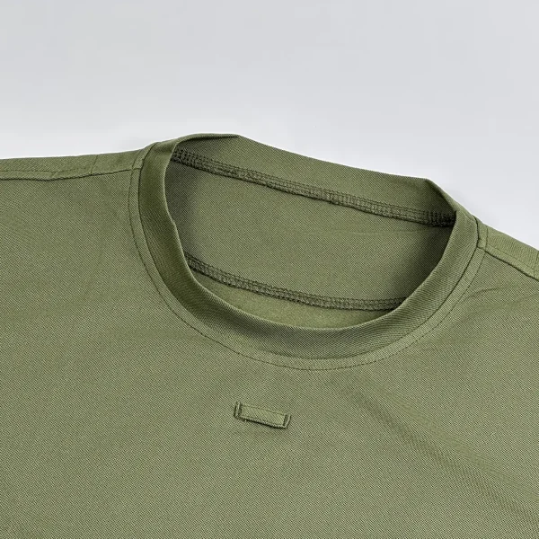 Polyester Crew Neck Shirt - 图片 12