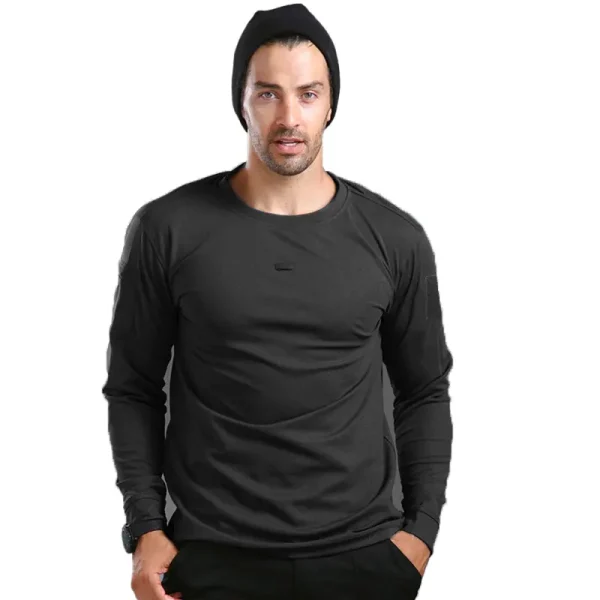 Polyester Crew Neck Shirt - 图片 8