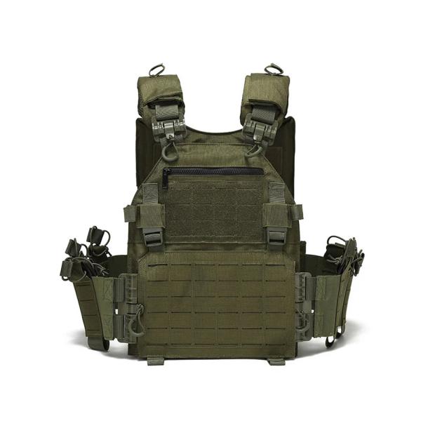 military plate carrier setup