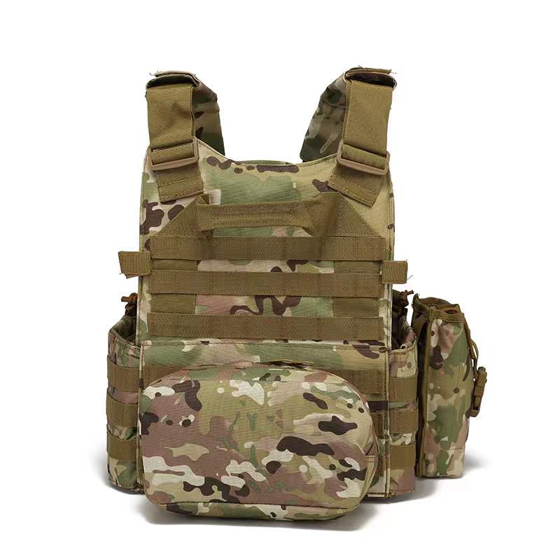military plate carrier setup