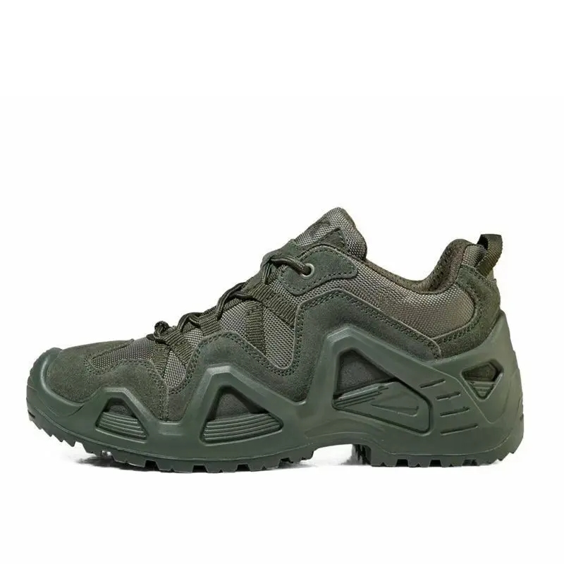 hiking in military boots